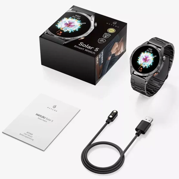 Smartwatch Xiaomi Haylou Solar 5 Amoled NFC - Prova D`agua - Imagem 3