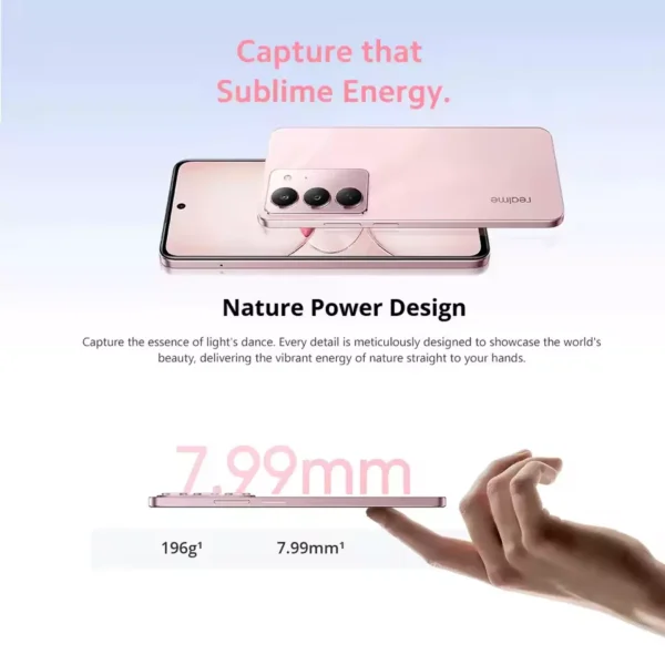 Smartphone Realme C75X 4G NFC Dual Chip 256GB 8GB + até 16GB de RAM dinâmica (totalizando 24GB)- Resistente a Agua - Imagem 4