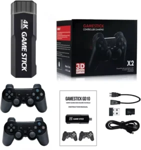 Game Stick 4k Lite Retro 2 Controles Sem Fio Mais de 20.000 Jogos ORIGINAL